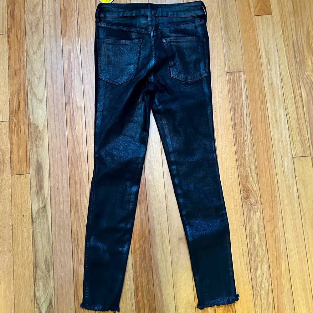 Free people coated jeggings